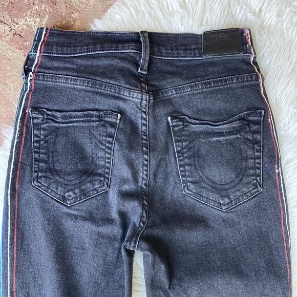 True Religion Modern Art Harper High Rise Super Skinny Jeans Size 26 - Picture 8 of 16